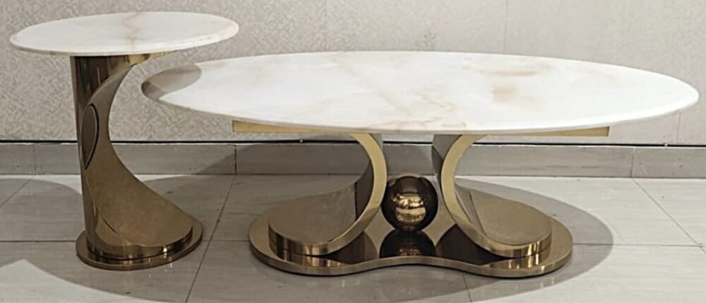MICT-2035 - Set of 2 - Bigger Table Size : 51" X 28" X 16" , Smaller Table Size : 20" X 20" X 21"
